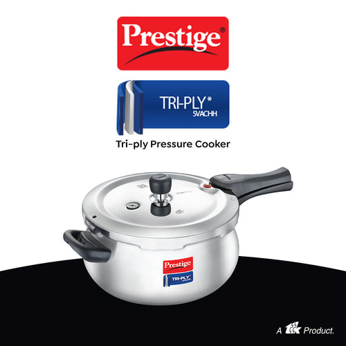 Prestige Svachh Tri-Ply Outer Lid Pressure Cooker