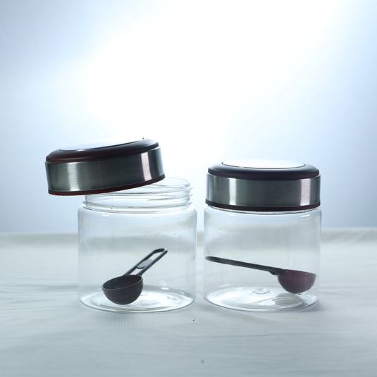 Rishabh Vivid Steel Container 2 Pcs Set