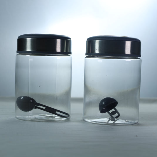 Rishabh Vivid Steel Container 2 Pcs Set