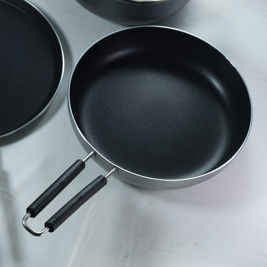 Janta Steel Non-Stick Cookware 3 Pcs Set