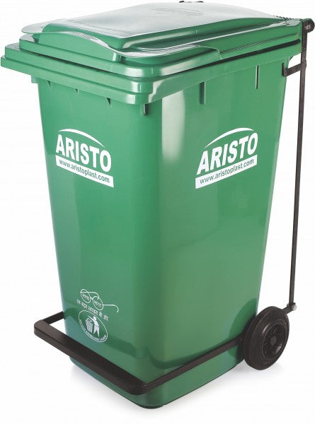 Aristo Wheel Waste Bin with Pedal Multicolor