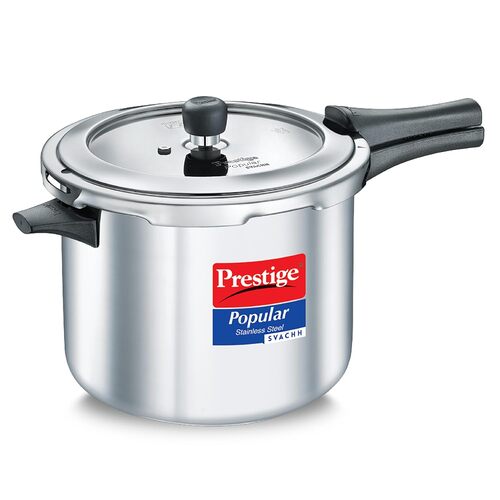 Prestige Popular Svachh Spillage Control Stainless Steel Pressure Cooker