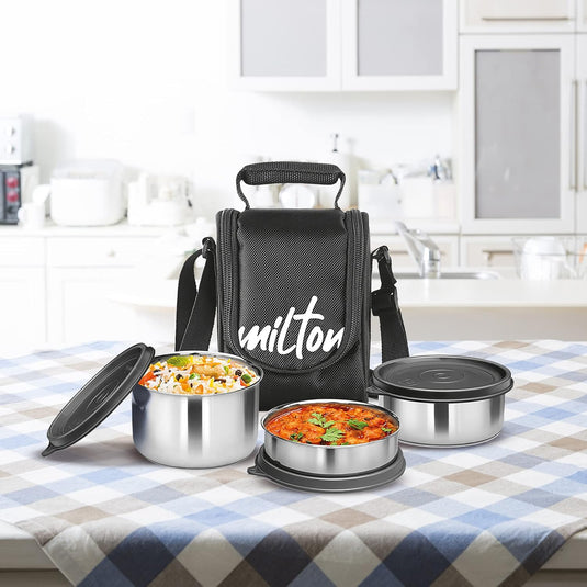Milton Tasty Lunch Combo Steel Tiffin