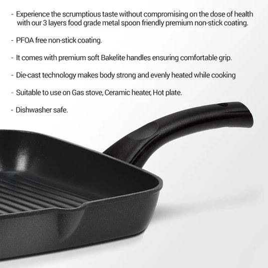 Milton Pro Cook Die Cast Grill Pan