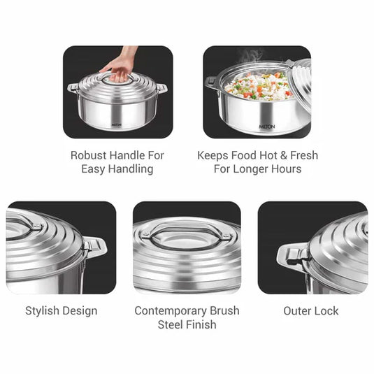 Milton Galaxia Stainless Steel Casserole