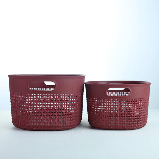 Joyo Filo Oval Basket 2 Pcs Set