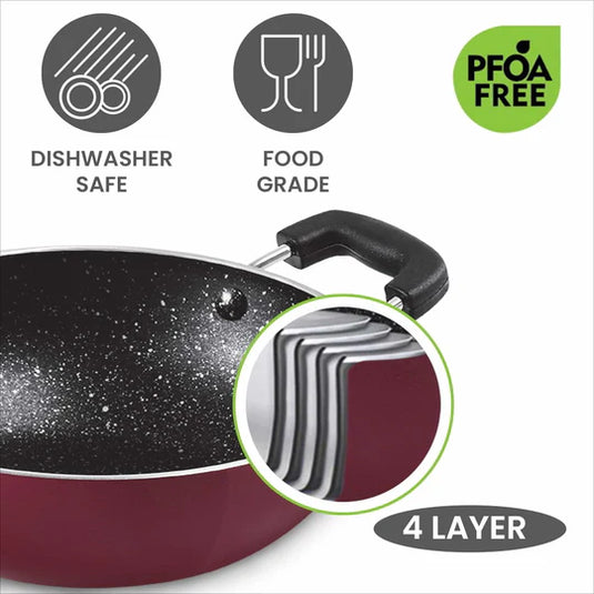 Milton Pro Cook Granito Non Induction Kadhai