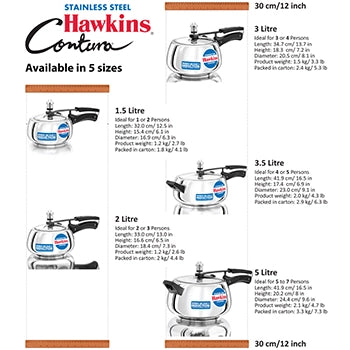 Hawkins Stainless Steel Contura