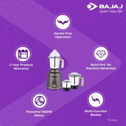 BAJAJ HERCULO 1000 W Mixer Grinder